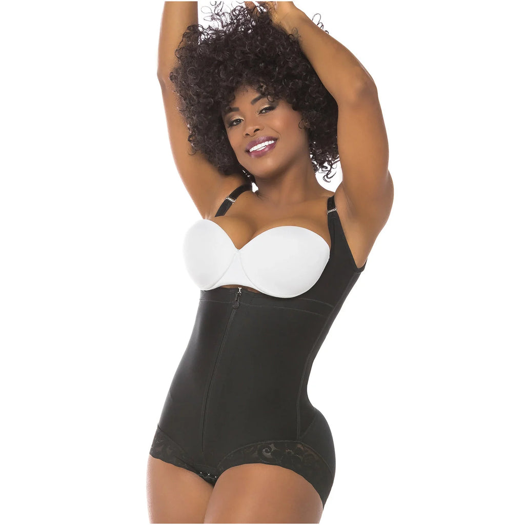 Butt Lifter Tummy Control Shapewear for Women | Open Bust Hiphugger Bodysuit | Powernet