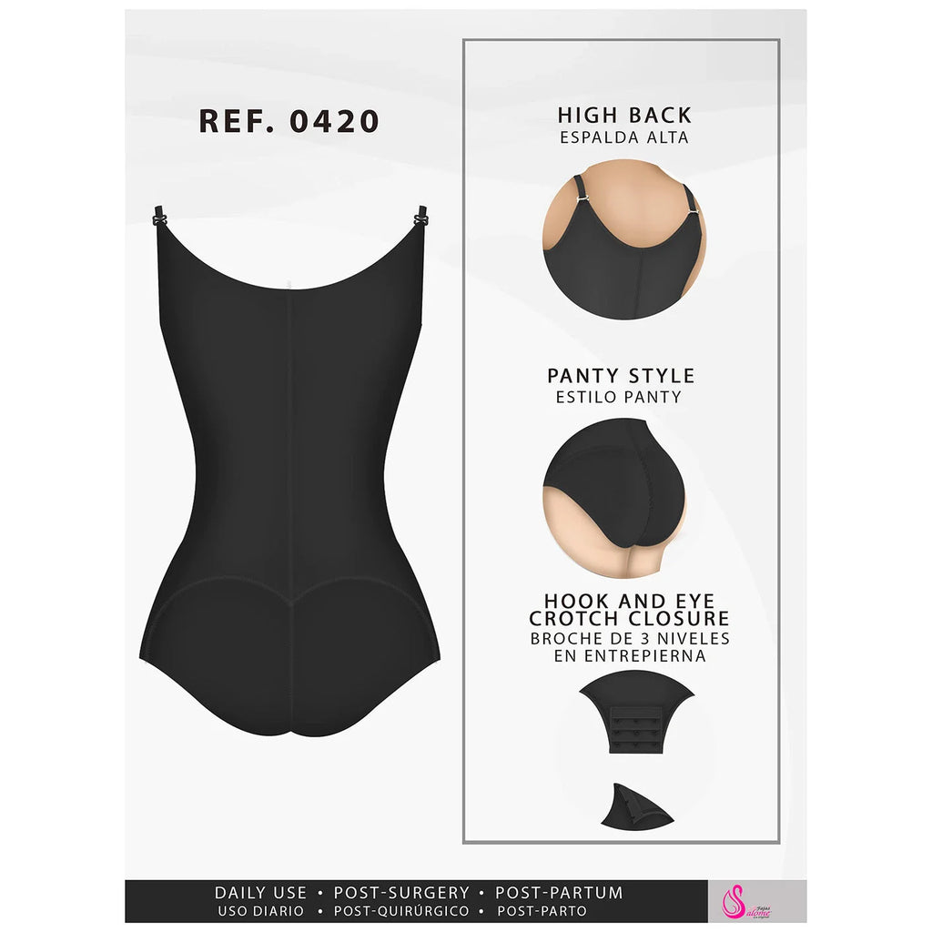 Hiphugger Body Shaper with Bra | Butt Lifter Tummy Control