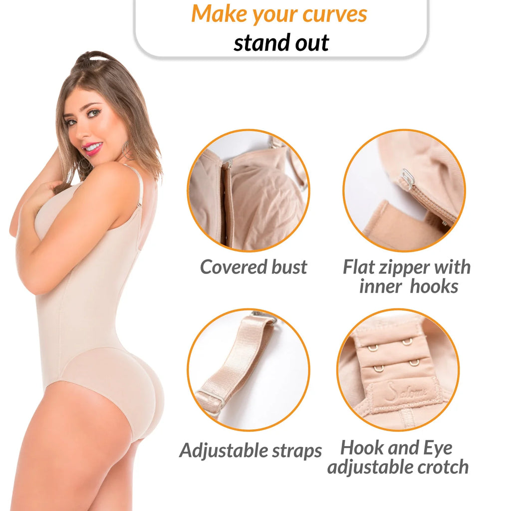 Hiphugger Body Shaper with Bra | Butt Lifter Tummy Control