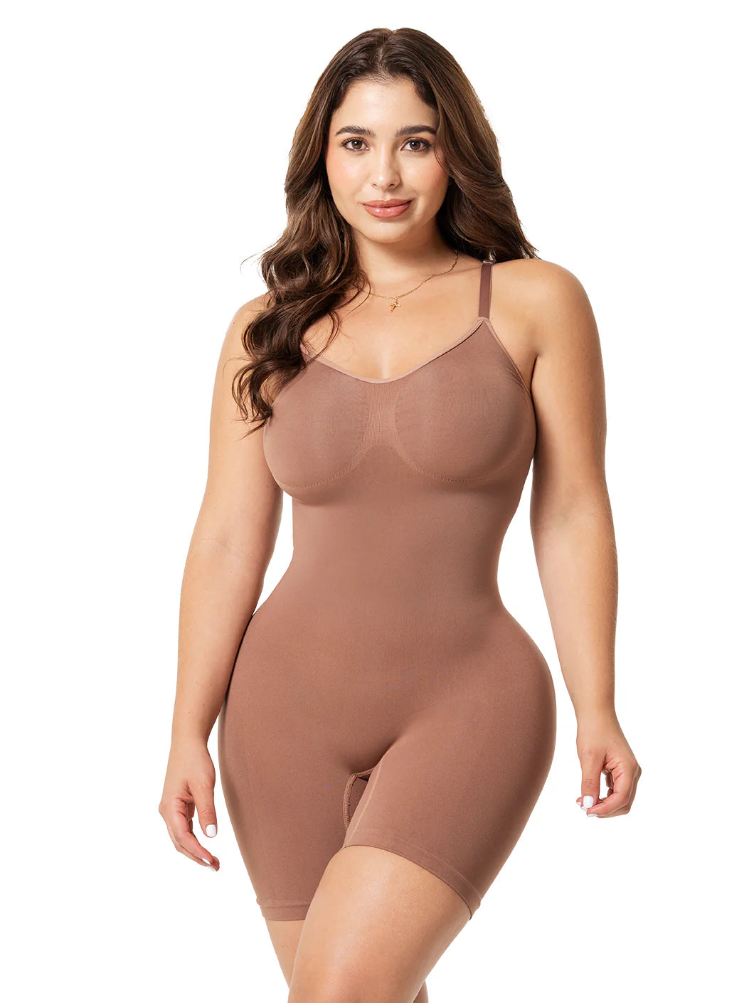 Butt-Lifting Body Shaper | Seamless Mid-Thigh Full Body Shaper